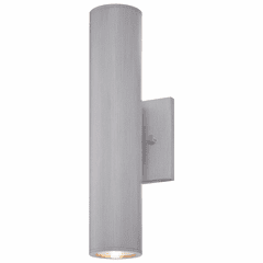 Skyline 2-LT Outdoor LED Wall Mount - Brushed Aluminum - 72502-A144-L