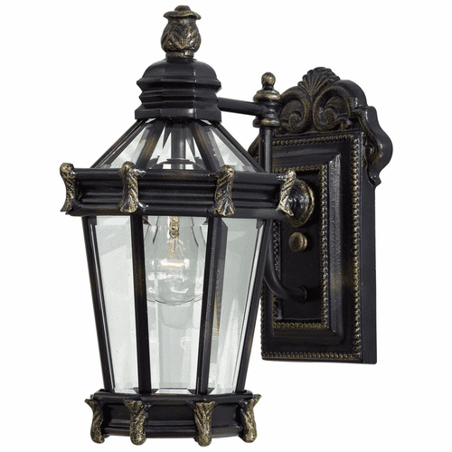 Stratford Hall 1-LT Wall Mount - Heritage W/ Gold Highlights - 8937-95