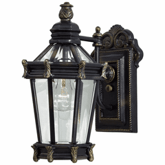 Stratford Hall 1-LT Wall Mount - Heritage W/ Gold Highlights - 8937-95