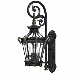 Stratford Hall 4-LT Wall Mount - Heritage W/ Gold Highlights - 8932-95