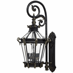 Stratford Hall 5-LT Wall Mount - Heritage W/ Gold Highlights - 8933-95