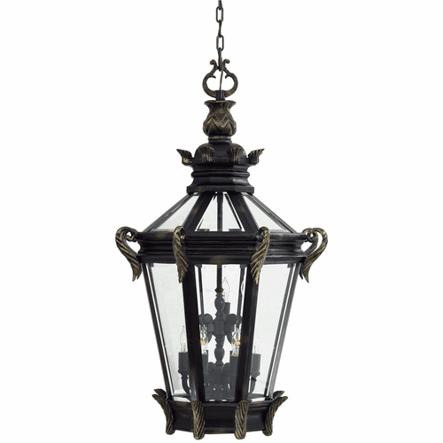 Stratford Hall 9-LT Chain Hung - Heritage W/ Gold Highlights - 9094-95