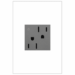 Tamper-Resistant Dual Controlled Outlet, 15A - ARCD152M10