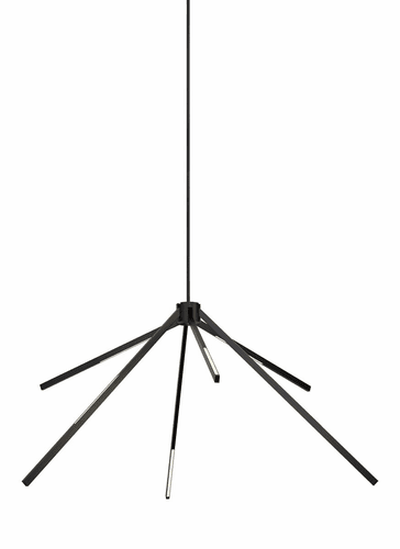 Tech Lighting Aeon Grande Chandelier - Matte Black - 700AEONB-LED930