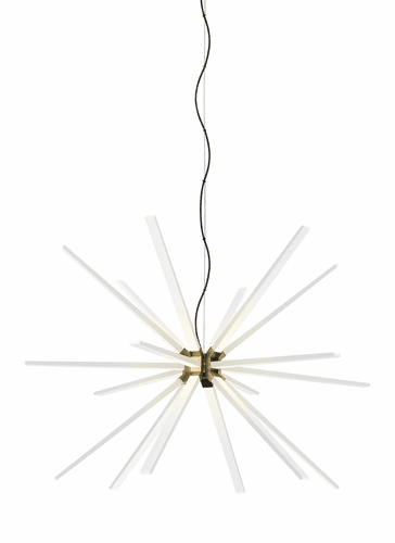 Tech Lighting Photon 48 Chandelier - Aged Brass - 700PHT48R-LED930