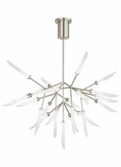 Tech Lighting Spur Chandelier - Satin Nickel - 700SPRFS-LED927