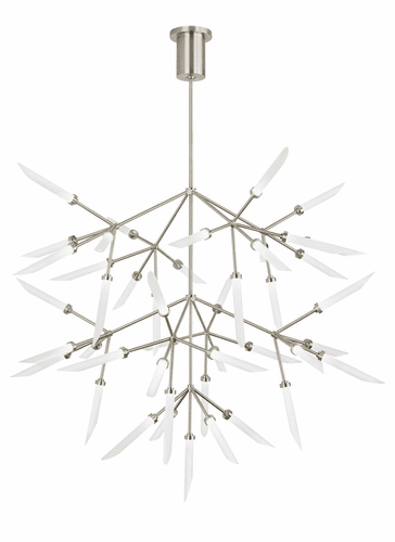 Tech Lighting Spur Grande Chandelier - Satin Nickel - 700SPRGFS-LED927