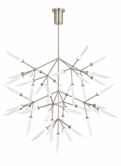 Tech Lighting Spur Grande Chandelier - Satin Nickel - 700SPRGFS-LED927
