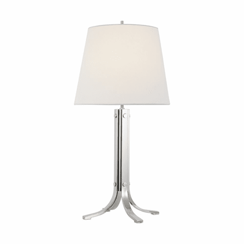 Thomas O'Brien Logan 1-LT Table Lamp - Nickel - TT1051PN1