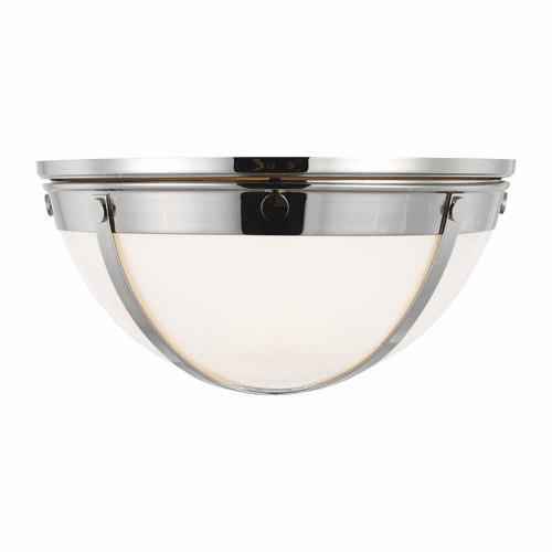 Thomas O'Brien Logan 2-LT Flush Mount - Nickel - TF1012PN