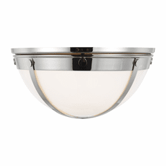 Thomas O'Brien Logan 2-LT Flush Mount - Nickel - TF1012PN