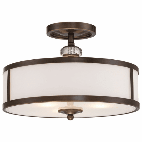 Thorndale 3-LT Semi Flush Mount - Dark Noble Bronze - 4942-570