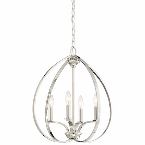 Tilbury 4-LT Pendant - Polished Nickel - 4984-613