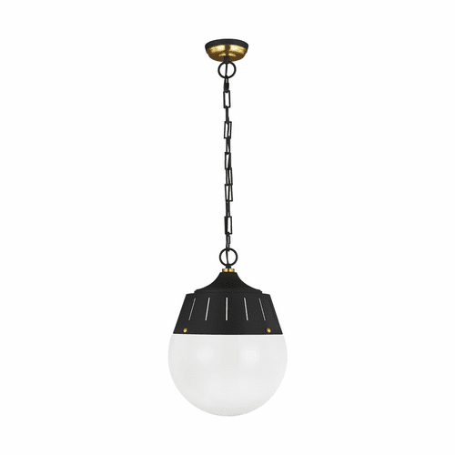 TOB Thomas O'Brien Arlett 2-LT Pendant - Midnight Black/Brass - TP1092MBK/BBS