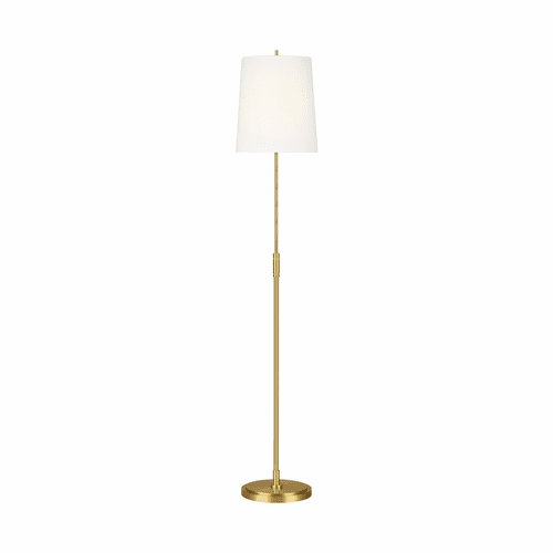 TOB Thomas O'Brien Beckham Classic 1-LT Floor Lamp - Burnished Brass - TT1031BBS1