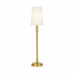 TOB Thomas O'Brien Beckham Classic 1-LT Table Lamp - Burnished Brass - TT1021BBS1