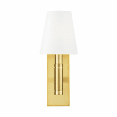 TOB Thomas O'Brien Beckham Classic 1-LT Wall Sconce - Burnished Brass - TV1001BBS