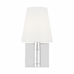 TOB Thomas O'Brien Beckham Classic 1-LT Wall Sconce - Polished Nickel - TV1011PN