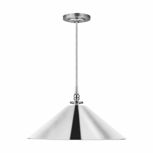 TOB Thomas O'Brien Capri 1-LT Pendant - Polished Nickel - TP1001PN