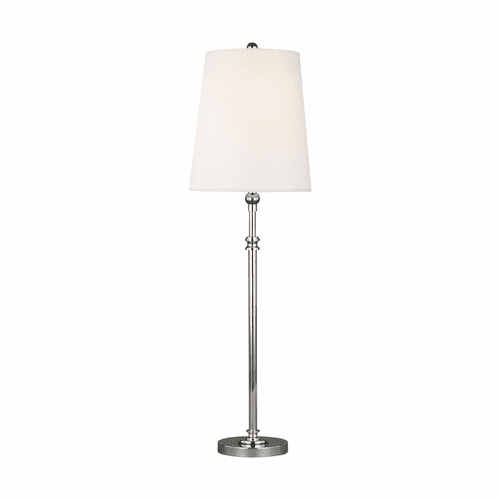 TOB Thomas O'Brien Capri 1-LT Table Lamp - Polished Nickel - TT1001PN1