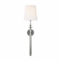 TOB Thomas O'Brien Capri 1-LT Wall Sconce - Polished Nickel - TW1021PN