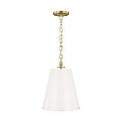 TOB Thomas O'Brien Capri 2-LT Pendant - Burnished Brass / White - TP1012BBS/AWT