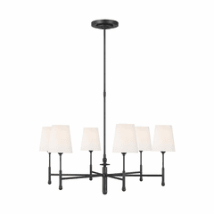 TOB Thomas O'Brien Capri 6-LT Chandelier - Aged Iron - TC1016AI