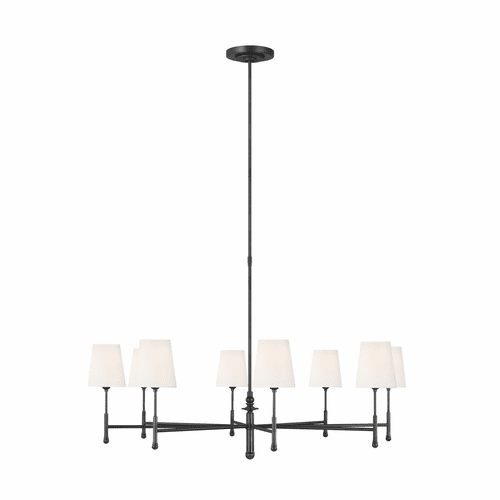 TOB Thomas O'Brien Capri 8-LT Chandelier - Aged Iron - TC1028AI