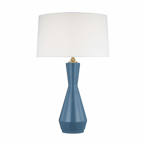 TOB Thomas O'Brien Jens 1-LT Table Lamp - Lucent Aqua - TT1221LAQ1
