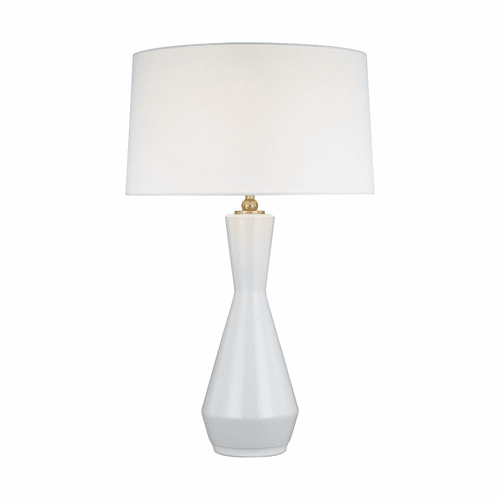 TOB Thomas O'Brien Jens 1-LT Table Lamp - Soft Ivory - TT1221SIV1
