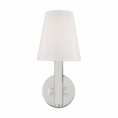 TOB Thomas O'Brien Logan 1-LT Wall Sconce - Polished Nickel - TV1111PN