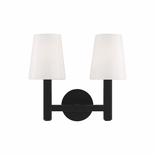 TOB Thomas O'Brien Logan 2-LT Vanity - Aged Iron - TV1122AI