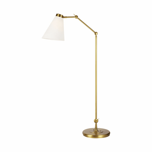 TOB Thomas O'Brien Signoret 1-LT Task Floor Lamp - Burnished Brass - TT1071BBS1