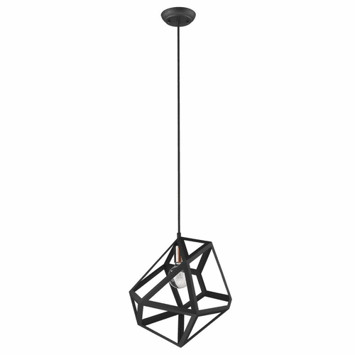 Trend Hedron 1-LT Pendant - Matte Black - TP30081BK