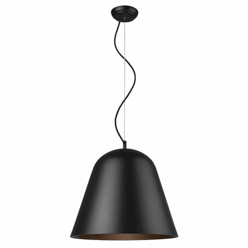 Trend Knell 1-LT Pendant - Matte Black - TP30075BK