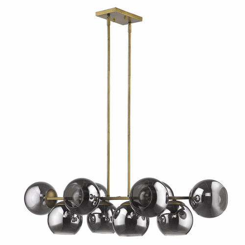Trend Lunette 10-LT Island Pendant - Aged Brass - TP20036AB