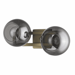 Trend Lunette 2-LT Sconce - Aged Brass - TW40037AB