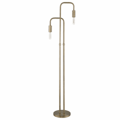 Trend Perret 2-LT Floor Lamp - Aged Brass - TF70023AB