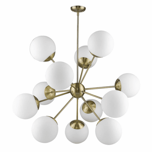 Trend Solea 12-LT Chandelier - Antique Brass - TP20006ATB