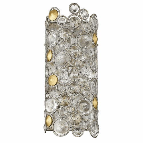 Trend Vitozzi 2-LT Sconce - Antique Silver Leaf - TW40005ASL