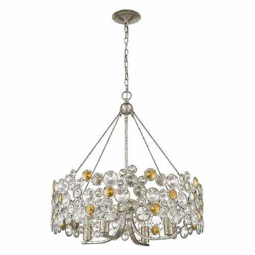 Trend Vitozzi 4-LT Chandelier - Antique Silver Leaf - TP10002ASL