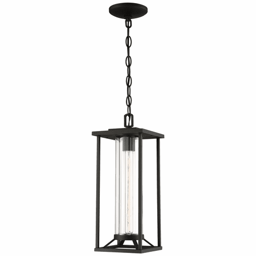 Trescott 1-LT Chain Hung Lantern - Black - 72474-66