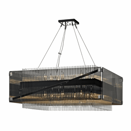 Troy Apollo 16-LT Chandelier - Dark Bronze Polished Chrome - F5907