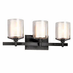 Troy Arcadia 3-LT Bath Light - French Iron - B1713FR