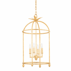 Troy Brooks 4 Light Pendant - Iron And Steel - F5717-VGL