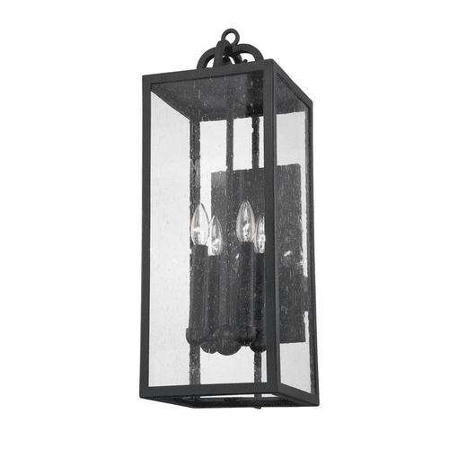 Troy Caiden 4-LT Outdoor Wall Sconce - Forged Iron - B2063-FOR