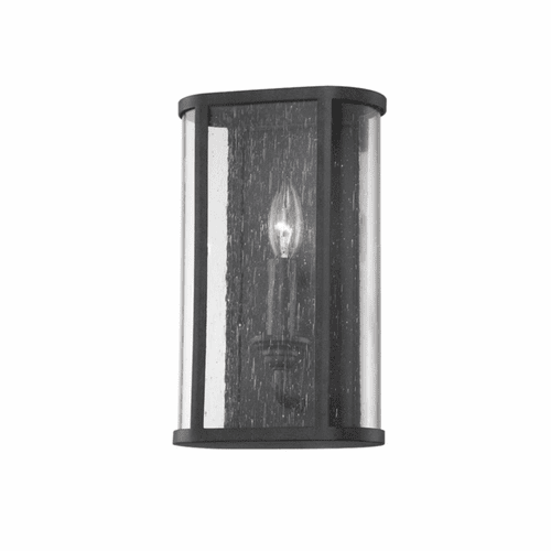 Troy Chace 1 Light Small Exterior Wall Sconce - Iron And Steel - B3401-FRN