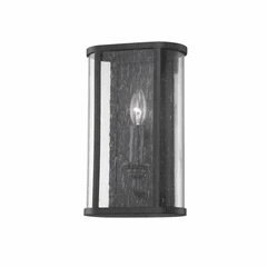 Troy Chace 1 Light Small Exterior Wall Sconce - Iron And Steel - B3401-FRN