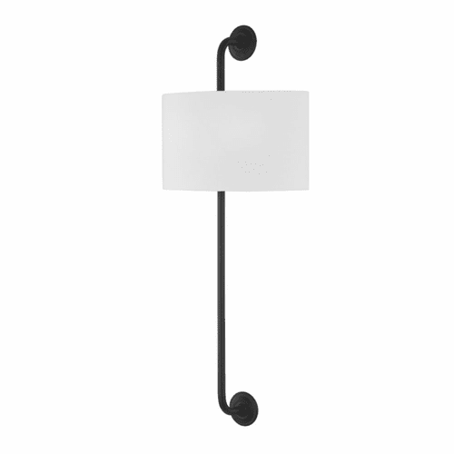 Troy Daylon 1 Light Wall Sconce - Iron And Steel - B3902-FOR