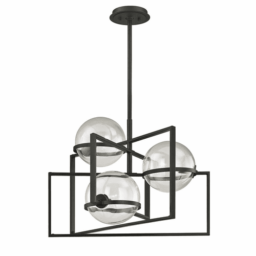 Troy Elliot 3-LT Pendant - Textured Black - F6223